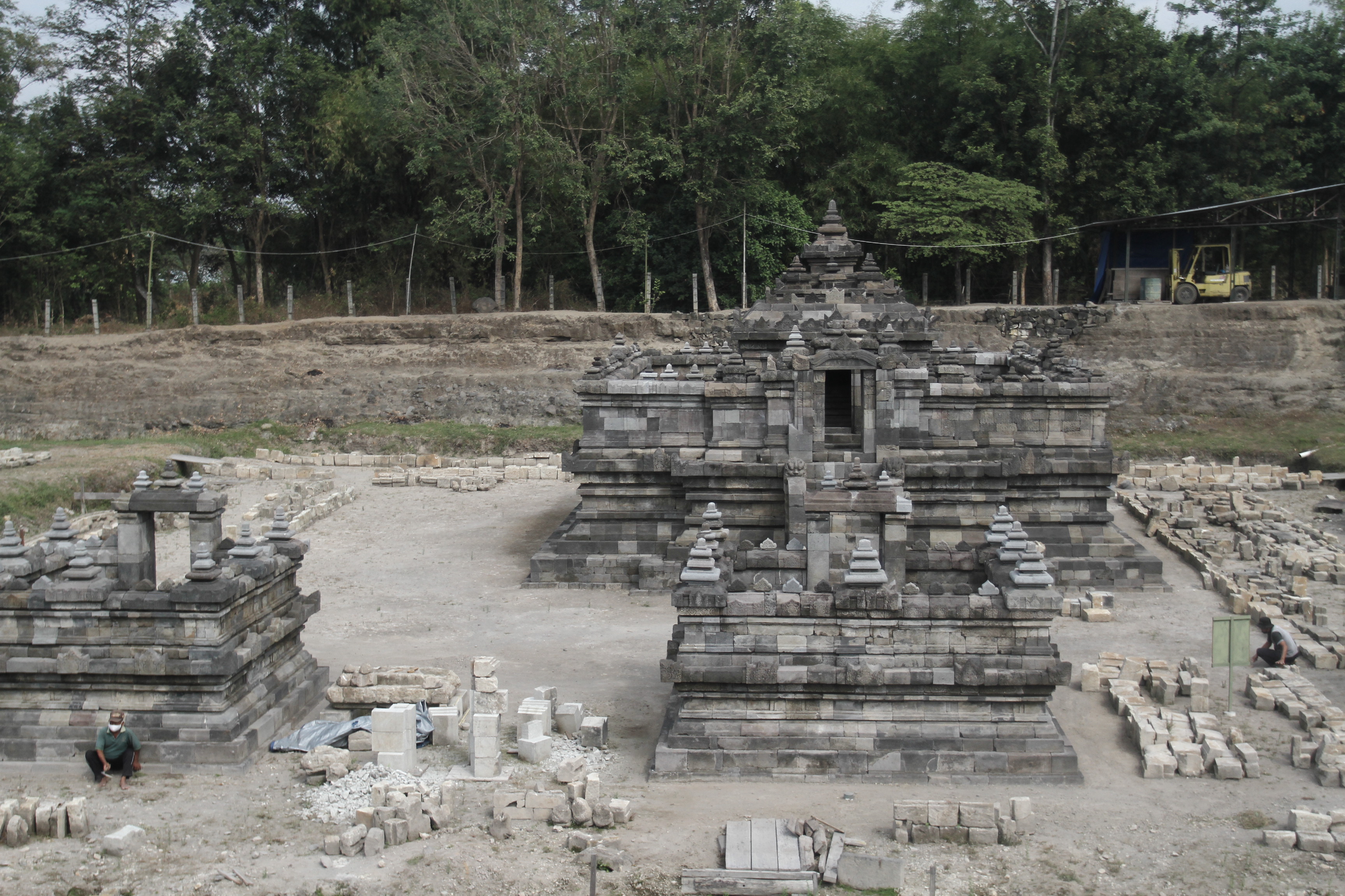 Pemugaran Candi Kedulan Terhenti Akibat Covid-19