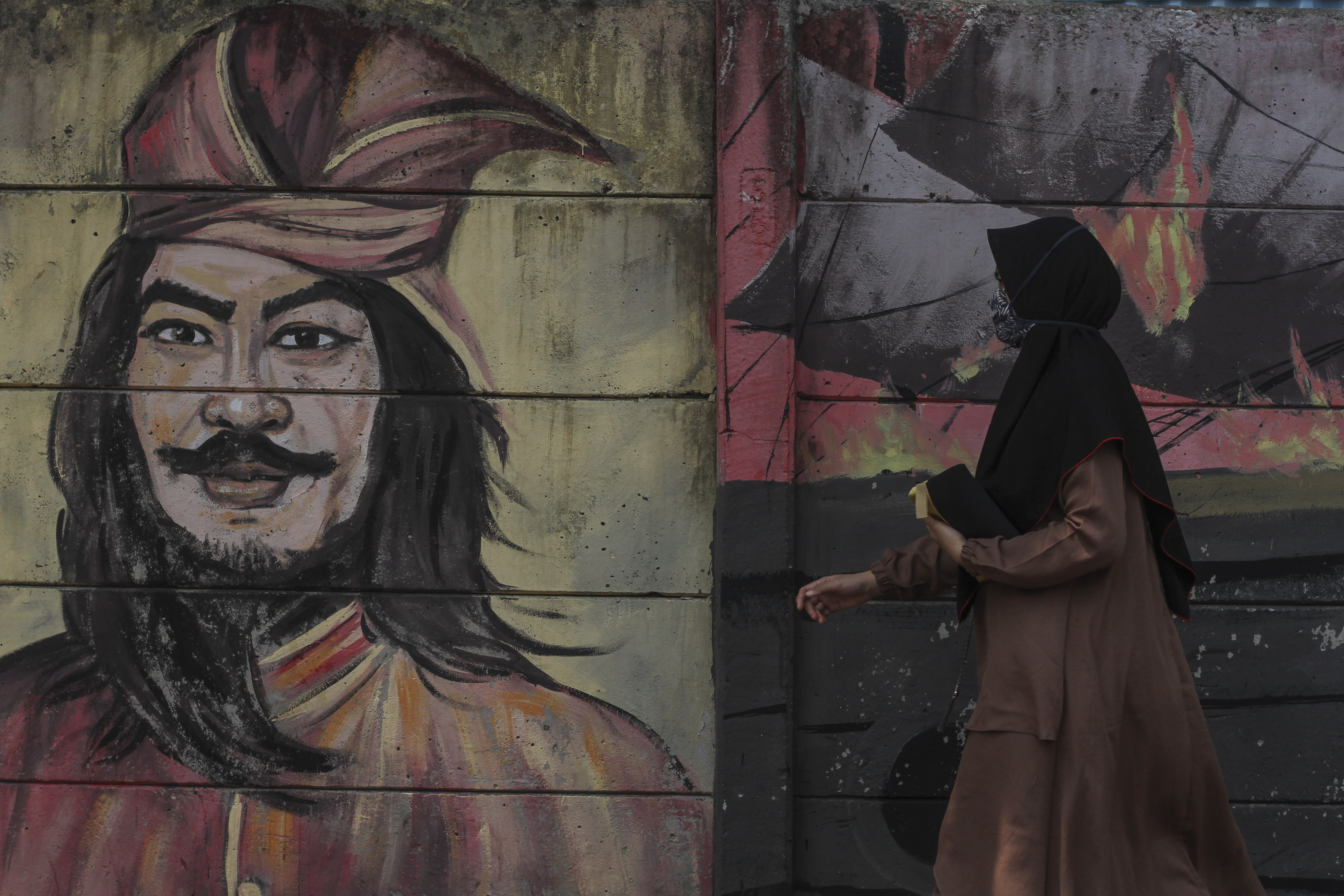 Mural Bertema Pahlawan