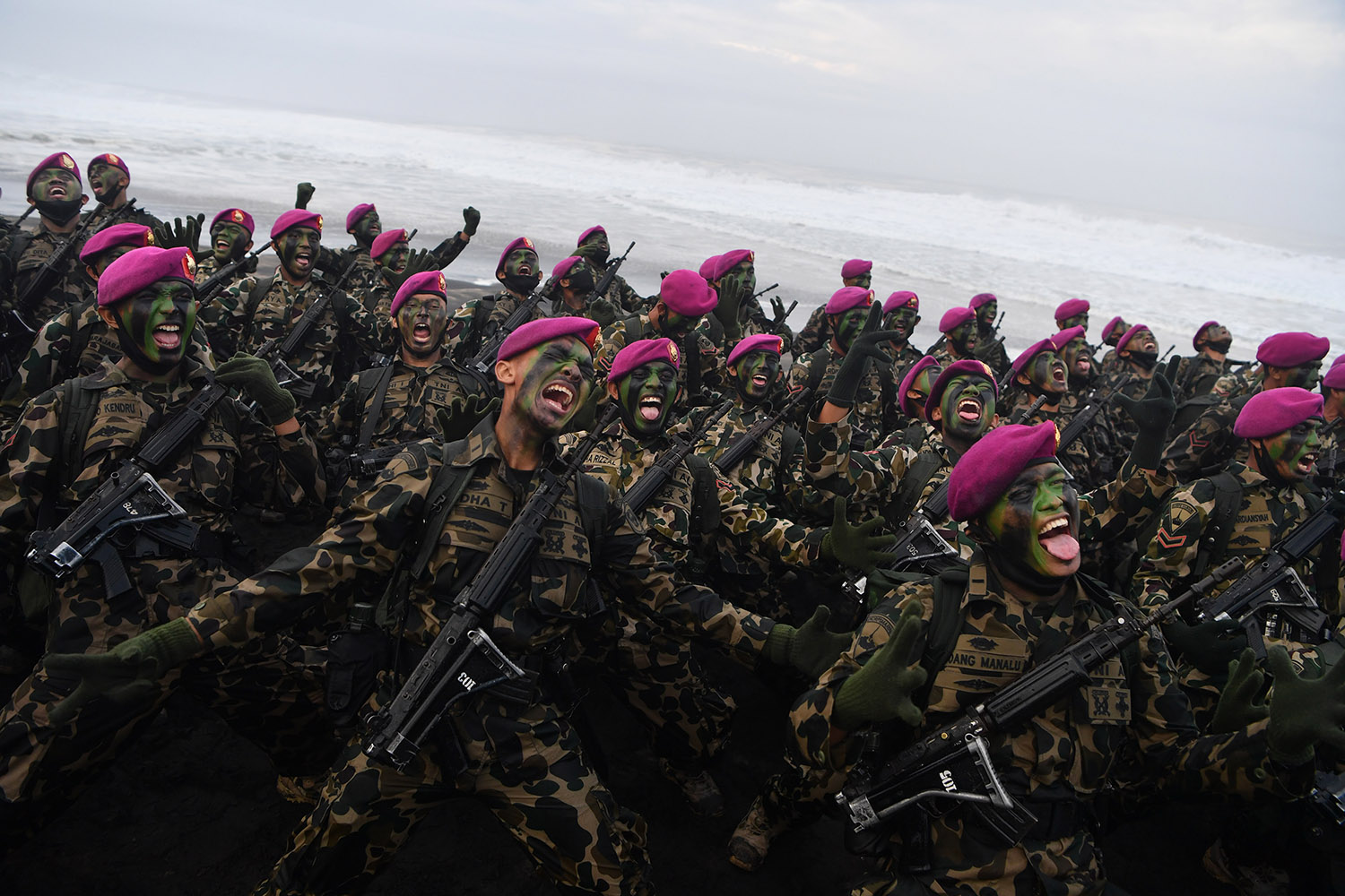 Pembaretan Prajurit Korps Marinir 