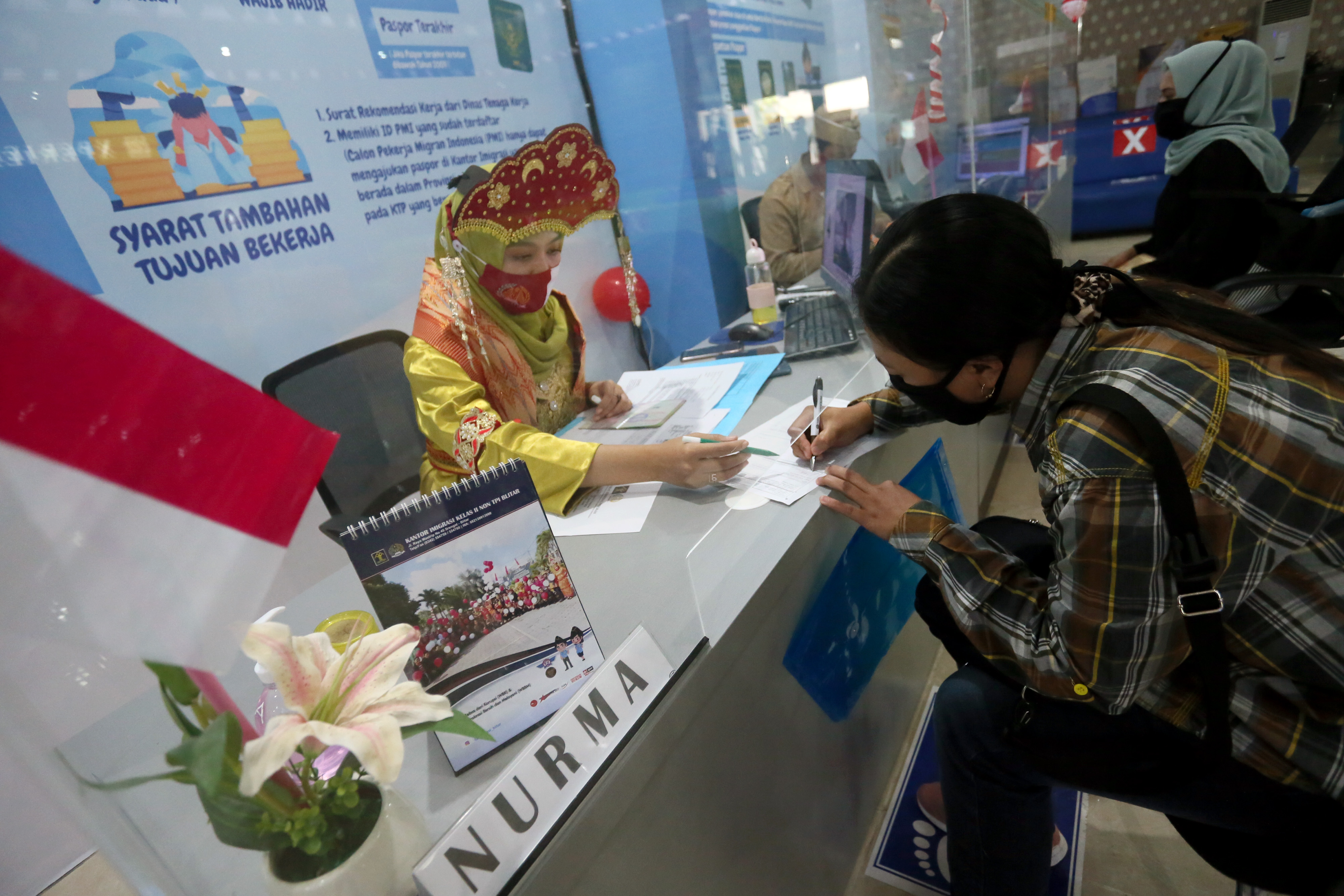Perayaan HUT Kemerdekaan di Kantor Imigrasi Blitar