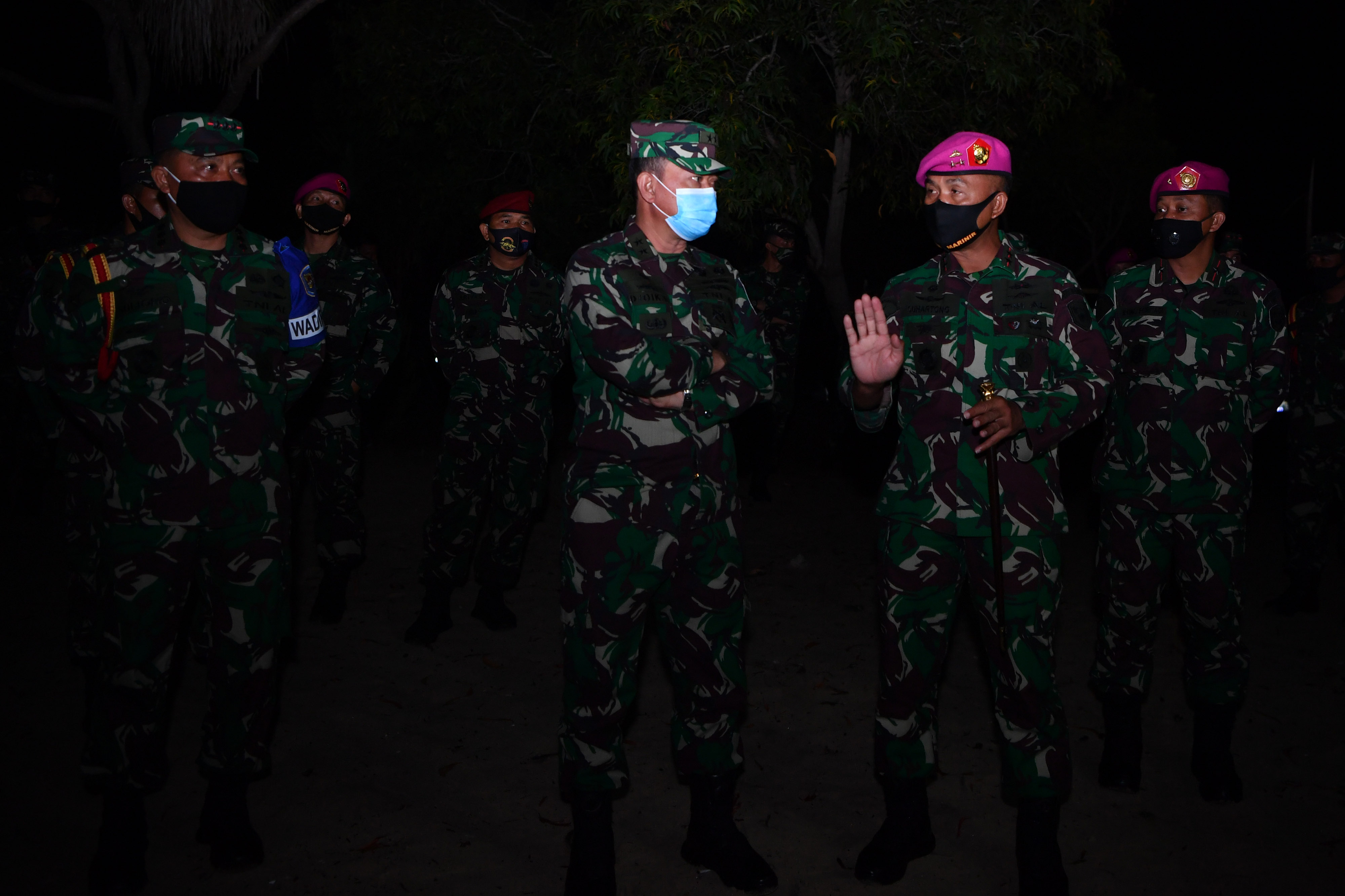Latihan Pasukan Khusus Gabungan TNI AL