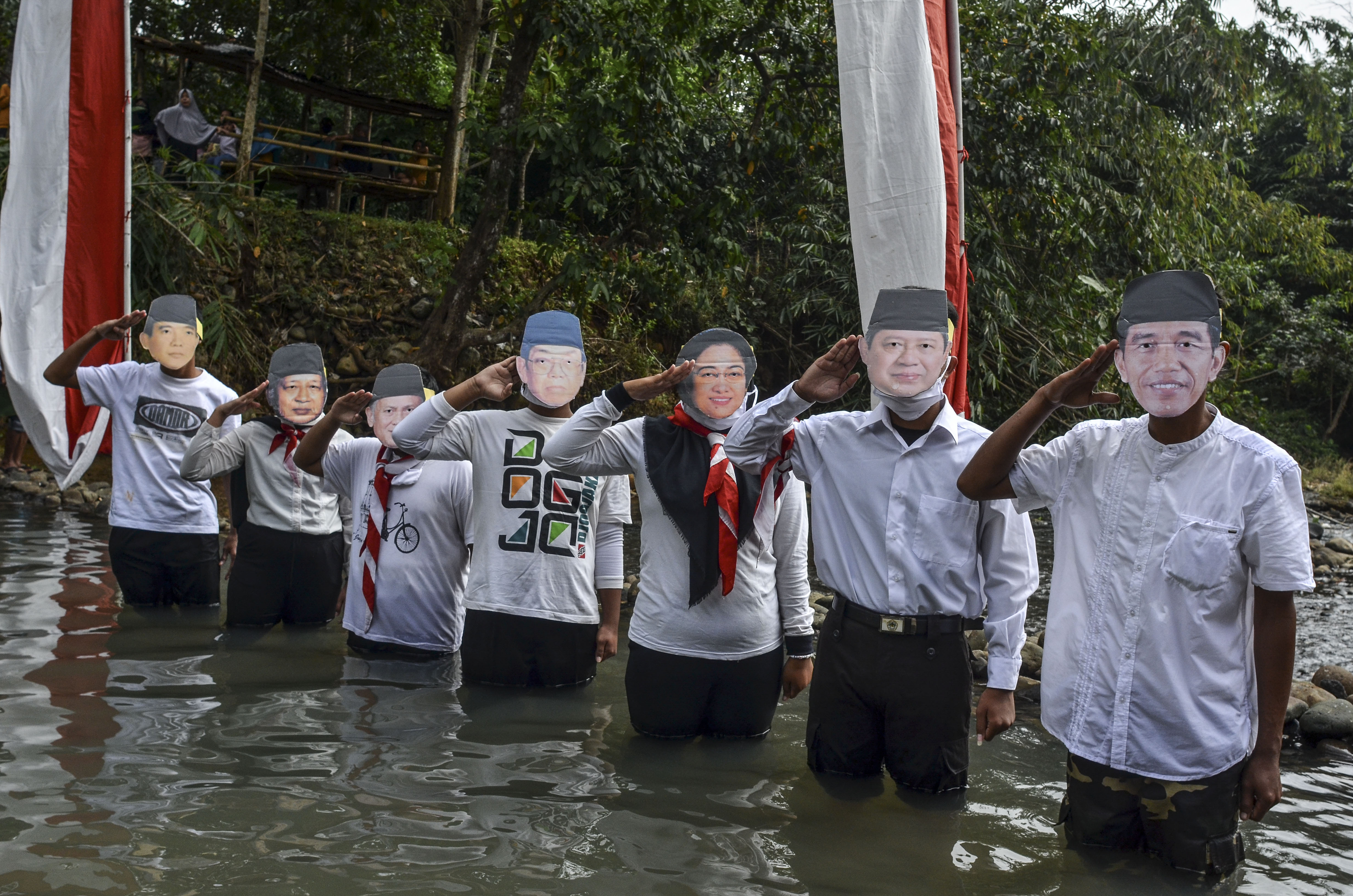 Upacara Kemerdekaan di Sungai Cileueur