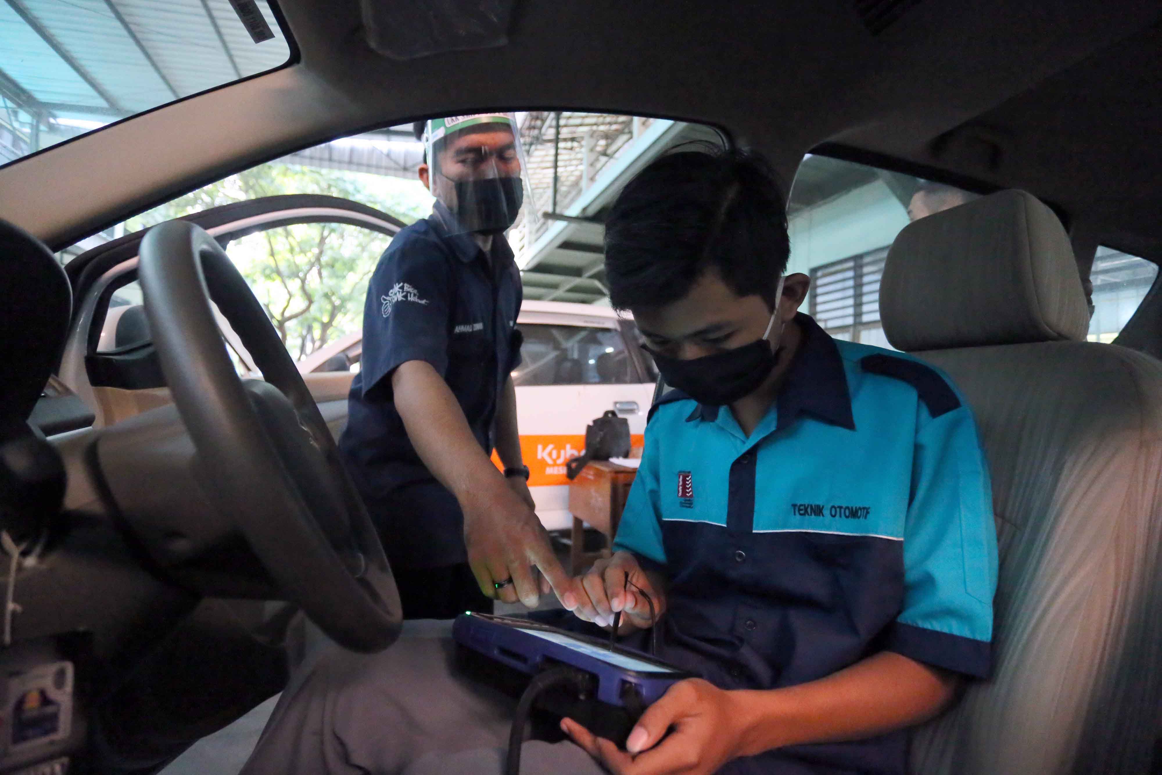 Pembelajaran Tatap Muka Siswa SMK di Blitar