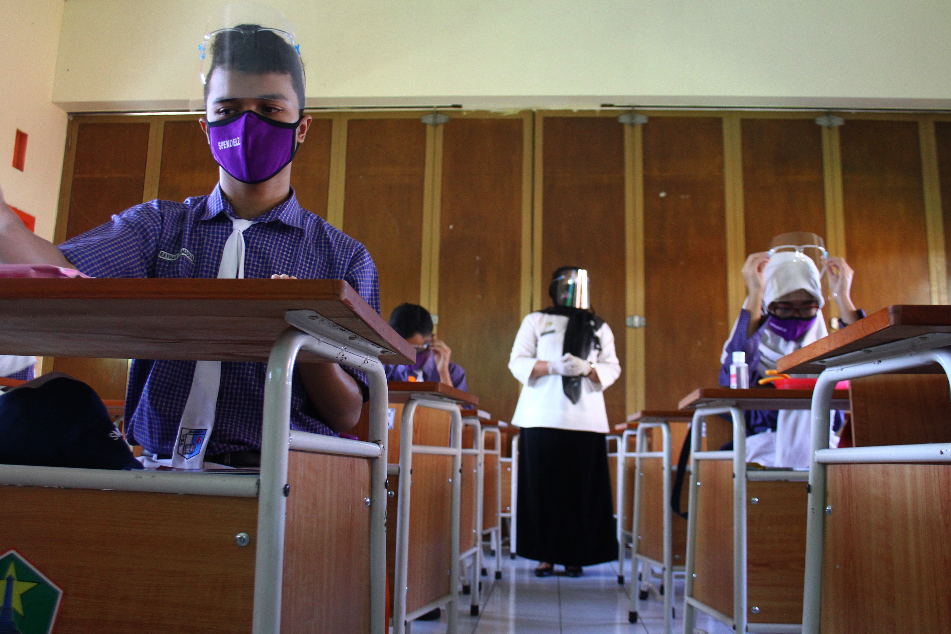 Simulasi Sekolah Dengan Protokol Kesehatan