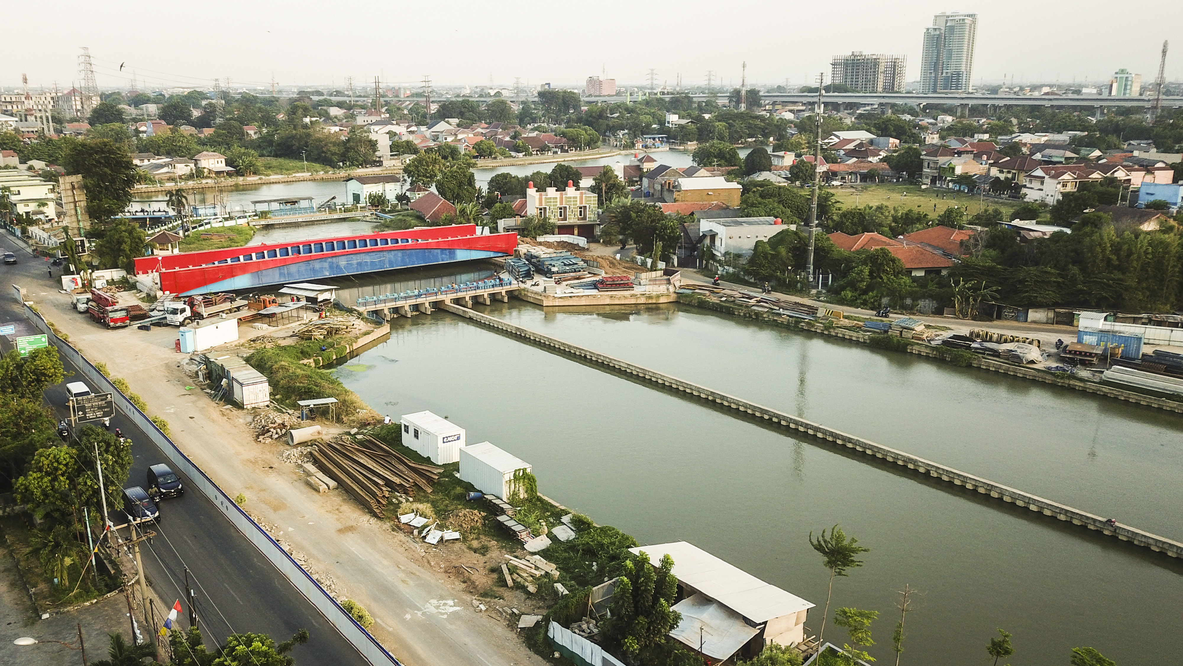 Progres Revitalisasi  Wisata Air Kalimalang