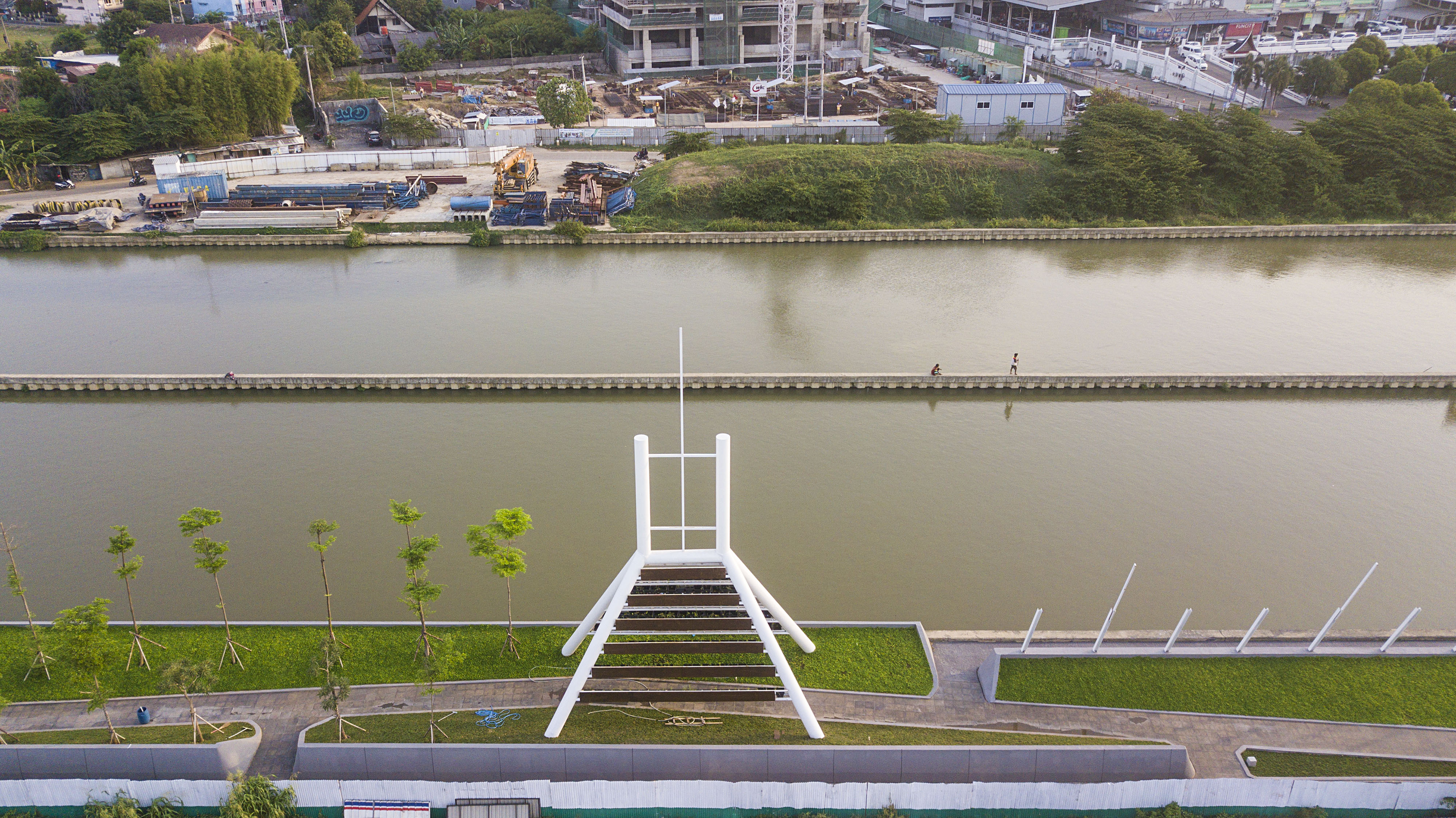 Progres Revitalisasi  Wisata Air Kalimalang