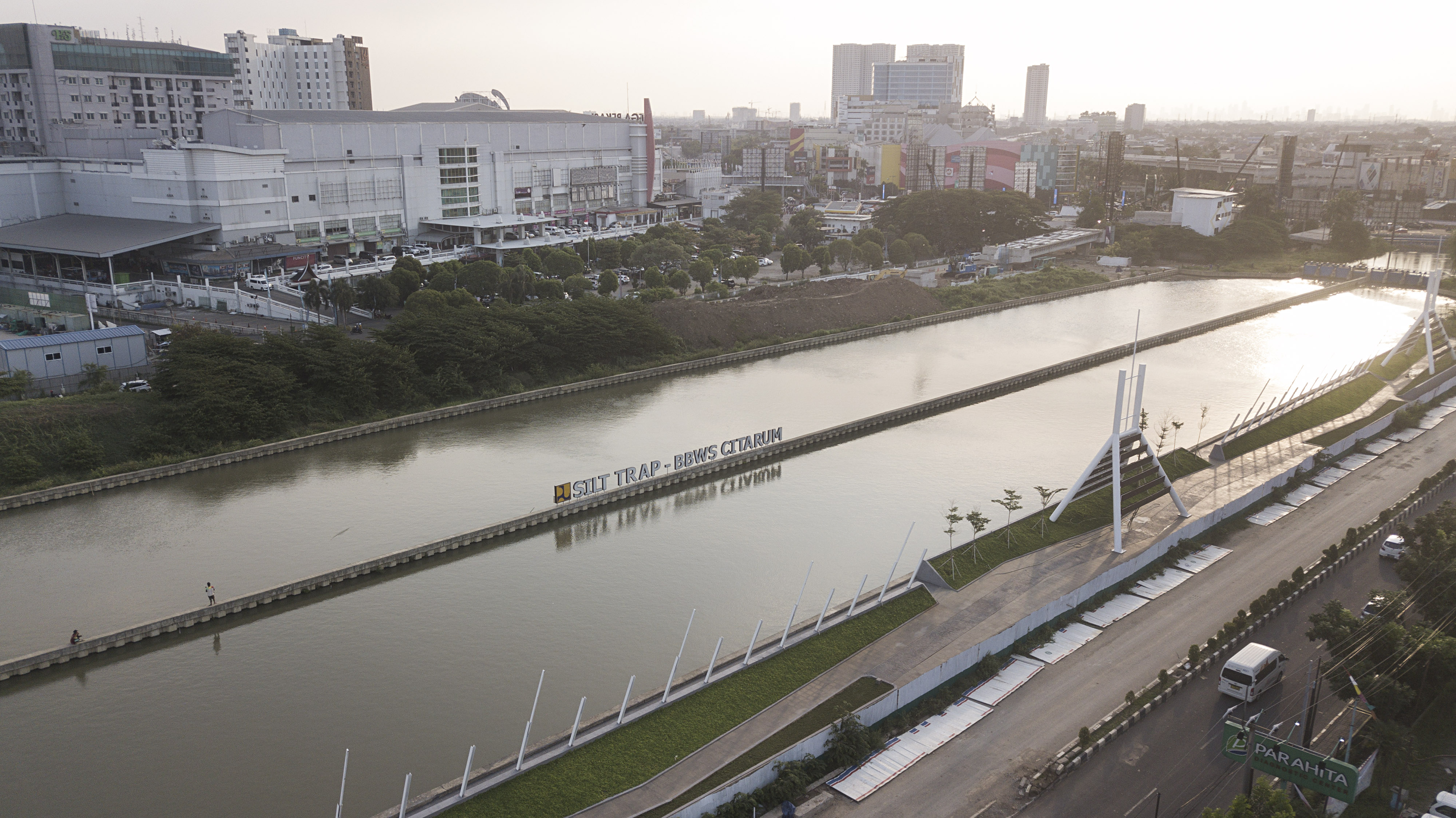 Progres Revitalisasi  Wisata Air Kalimalang