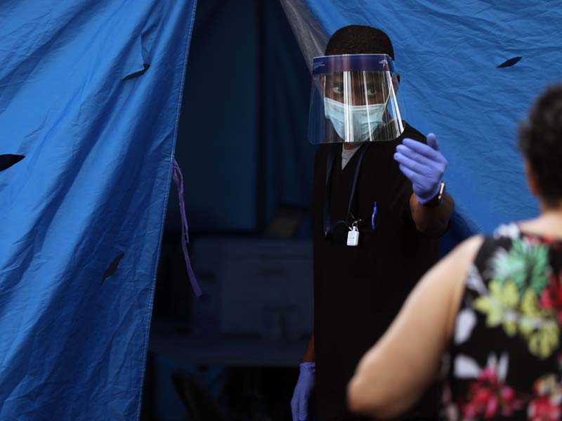 Lonjakan Kasus Covid-19 di Kota New York