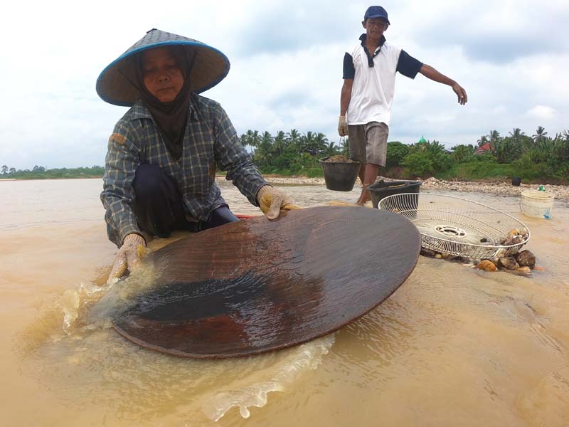 Penambang Emas Tradisional Di Sarolangun