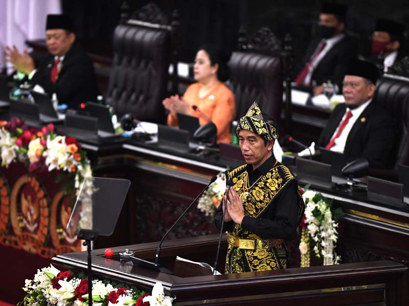 Pidato Presiden Dalam Rangka Laporan Kinerja Lembaga Negara