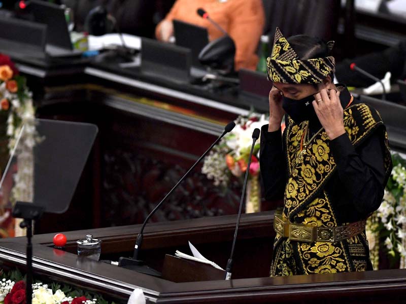 Pidato Presiden Dalam Rangka Laporan Kinerja Lembaga Negara