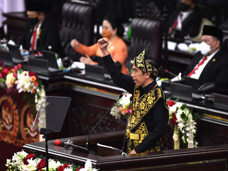 Pidato Presiden Dalam Rangka Laporan Kinerja Lembaga Negara