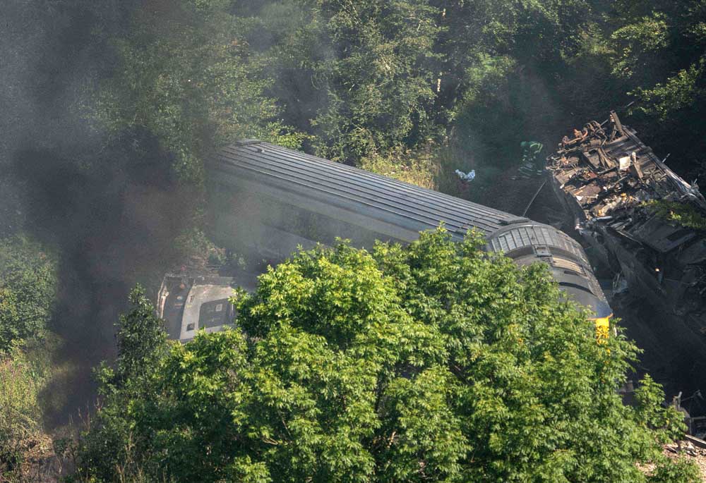 Kecelakaan Kereta Api Cepat di Skotlandia