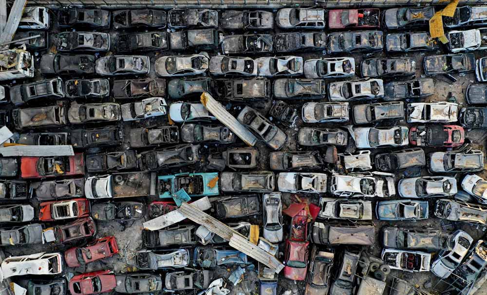 Sisa-Sisa Kerusakan Setelah Tiga Pekan Ledakan di Beirut 