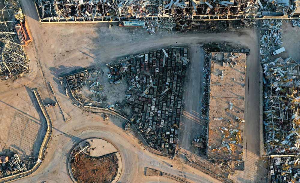 Sisa-Sisa Kerusakan Setelah Tiga Pekan Ledakan di Beirut 