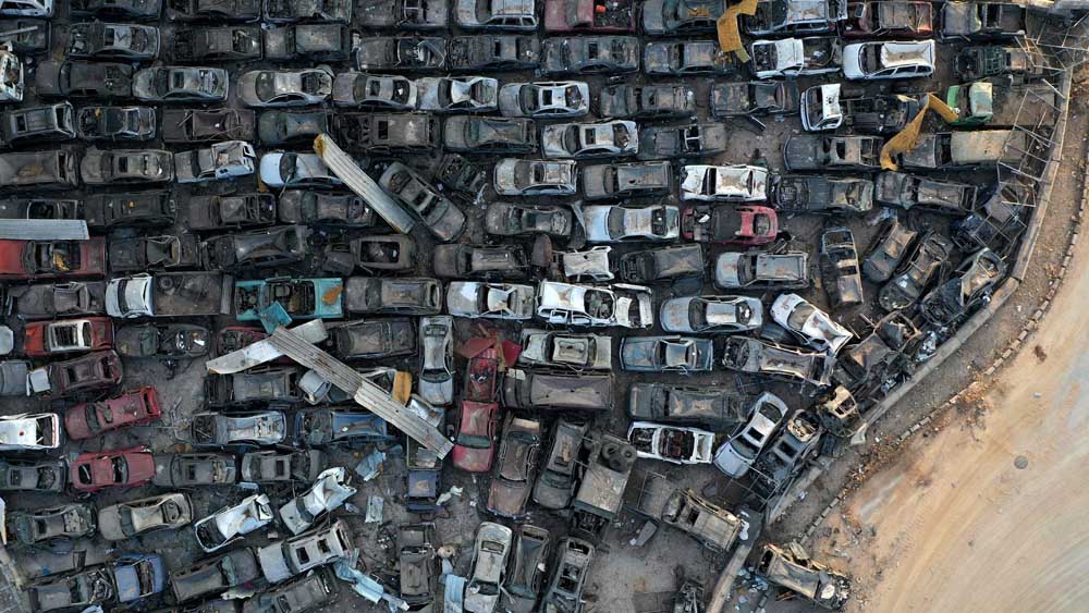 Sisa-Sisa Kerusakan Setelah Tiga Pekan Ledakan di Beirut 