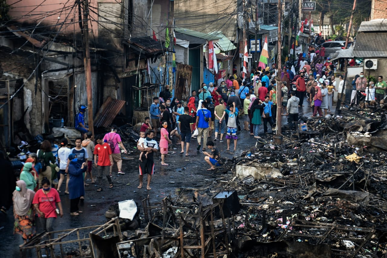 Kebakaran Pasar Timbul Barat, Grogol