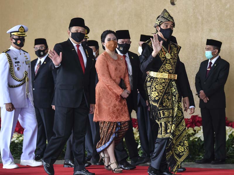 Presiden Joko Widodo Tiba di Lokasi Sidang Tahunan MPR