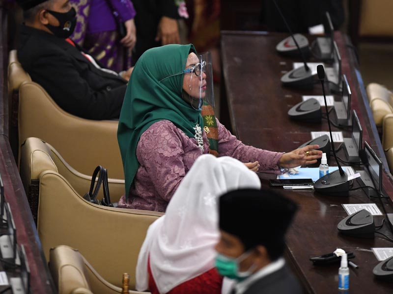 Presiden Joko Widodo Tiba di Lokasi Sidang Tahunan MPR