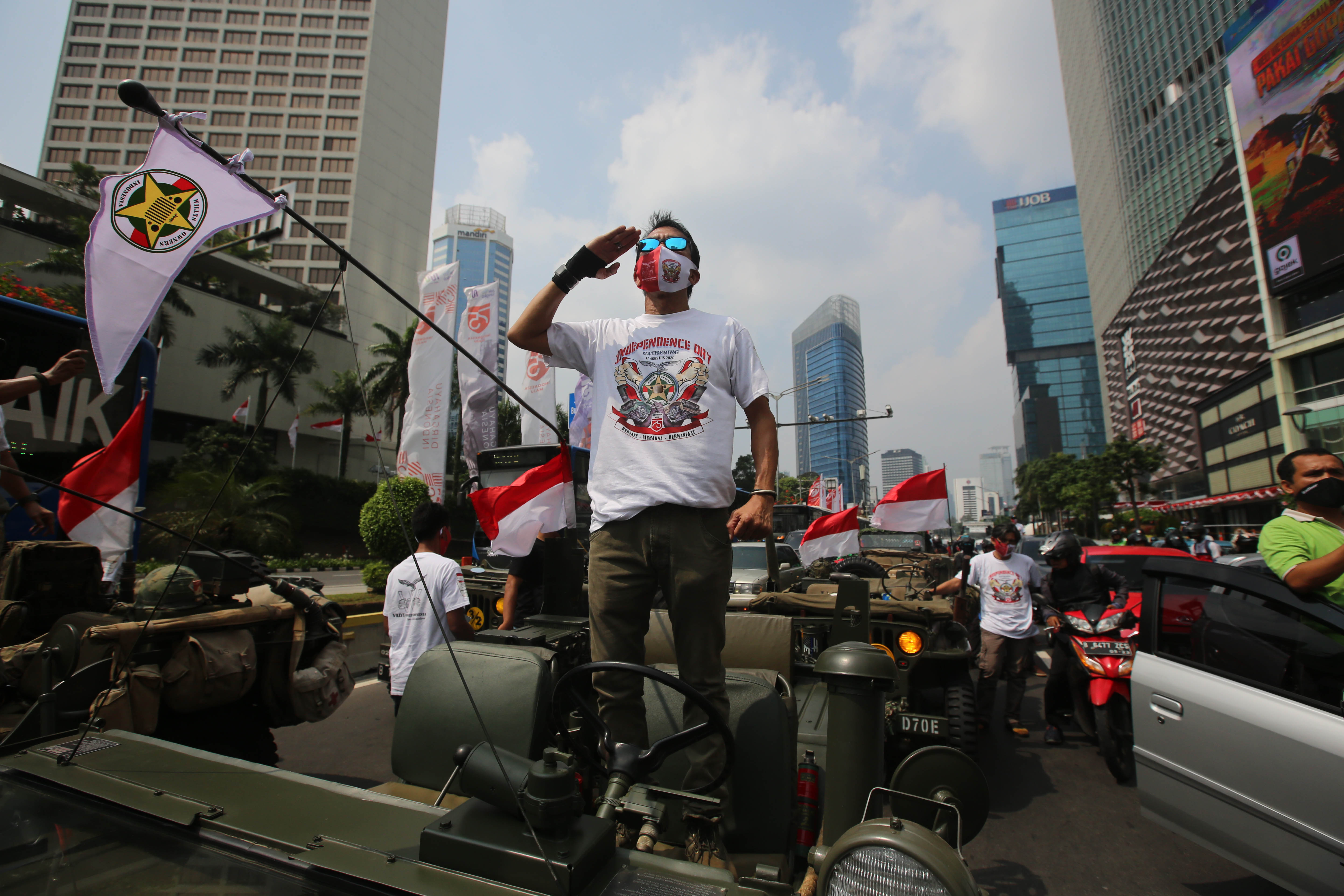 Peringat Detik-Detik Proklamasi di Bundaran HI