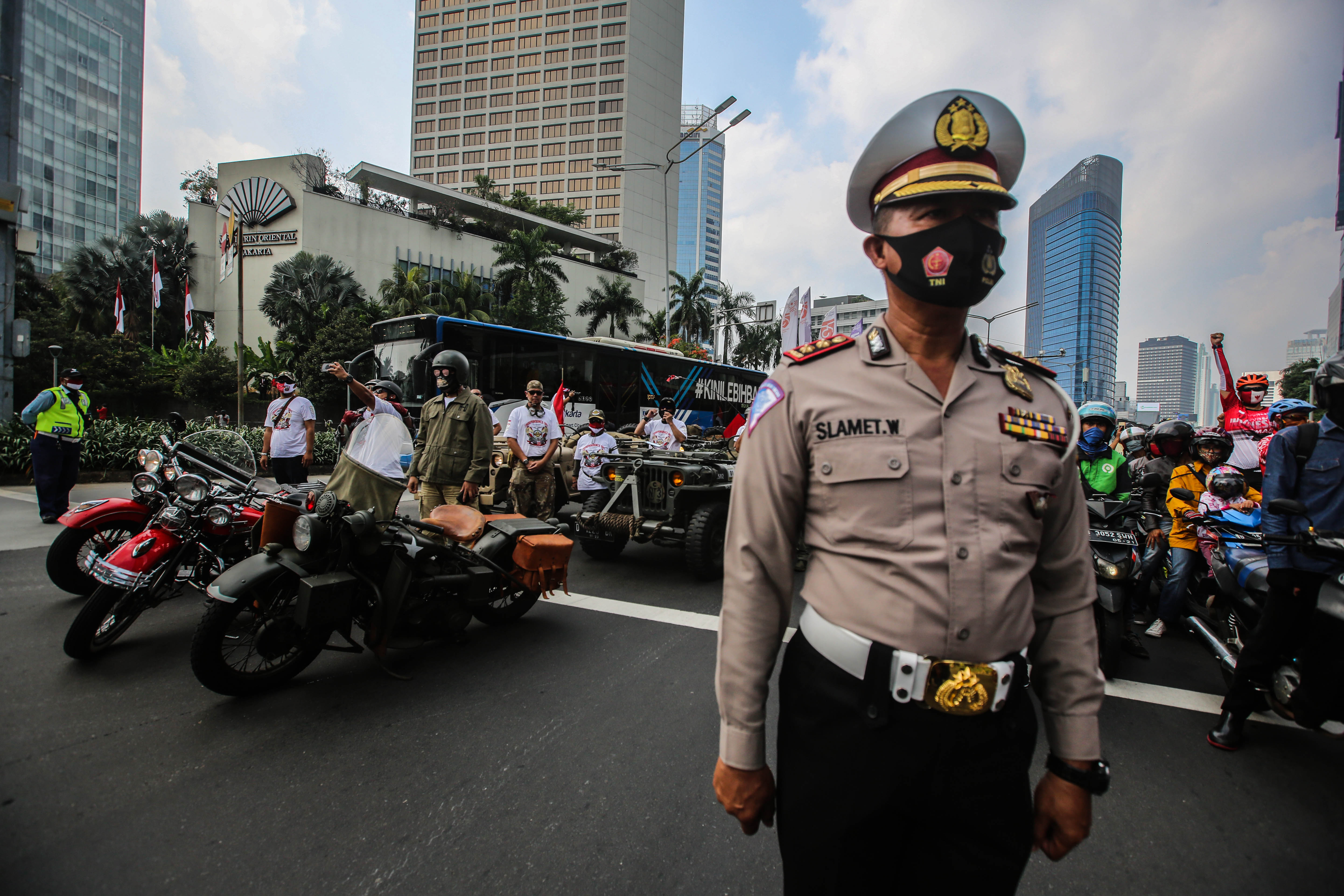 Peringat Detik-Detik Proklamasi di Bundaran HI