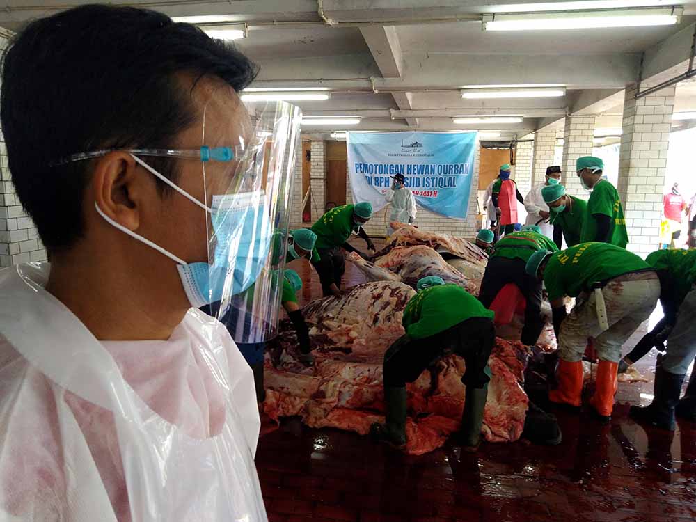 Masjid Istiqlal Potong 36 Hewan Kurban