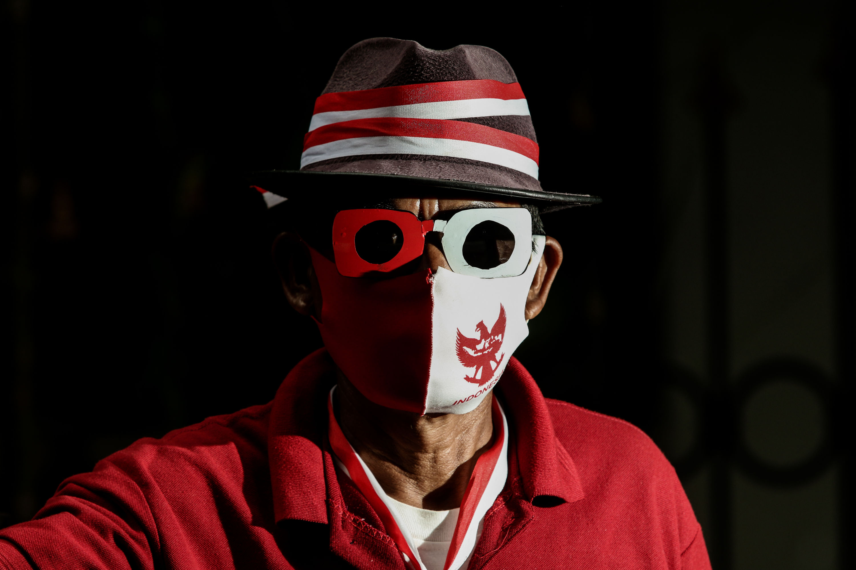 Semangat Pedagang Jagung Menyambut Hari Kemerdekaan