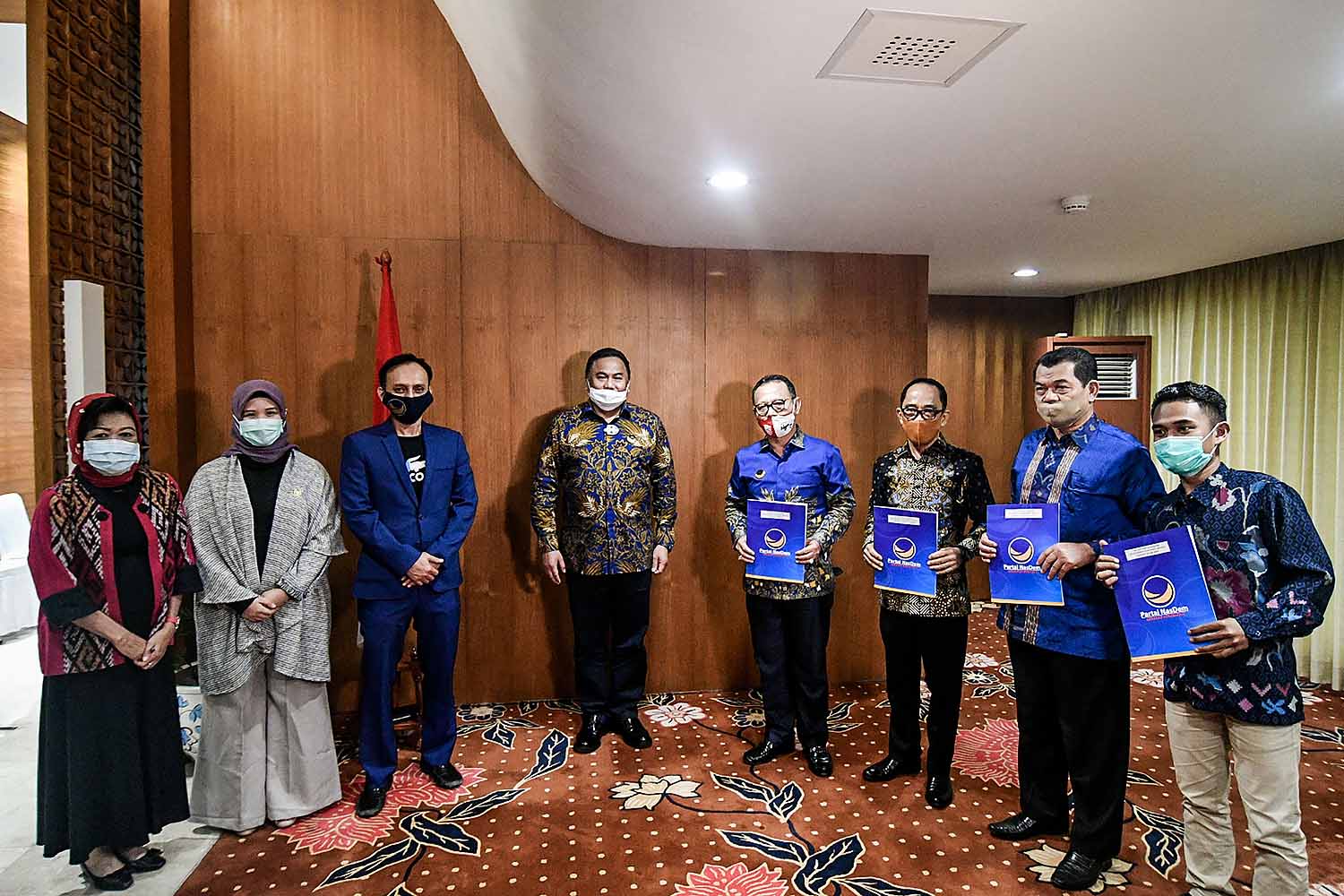 NasDem Serahkan Rekomendasi ke 4 Paslon Pilkada Sulbar