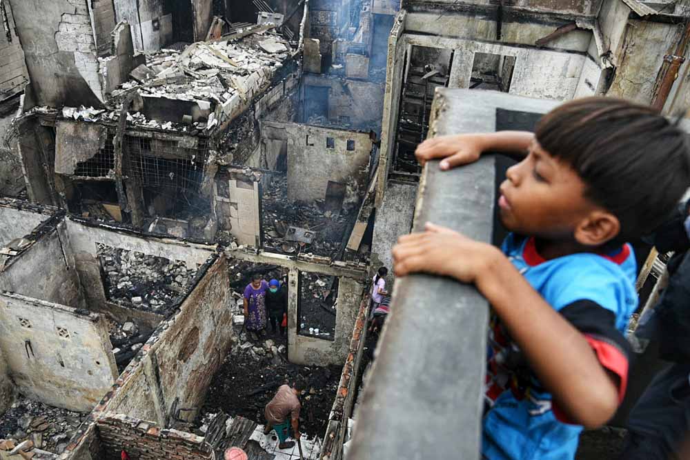 Pemukiman Padat Penduduk di Tambora Kembali Terbakar