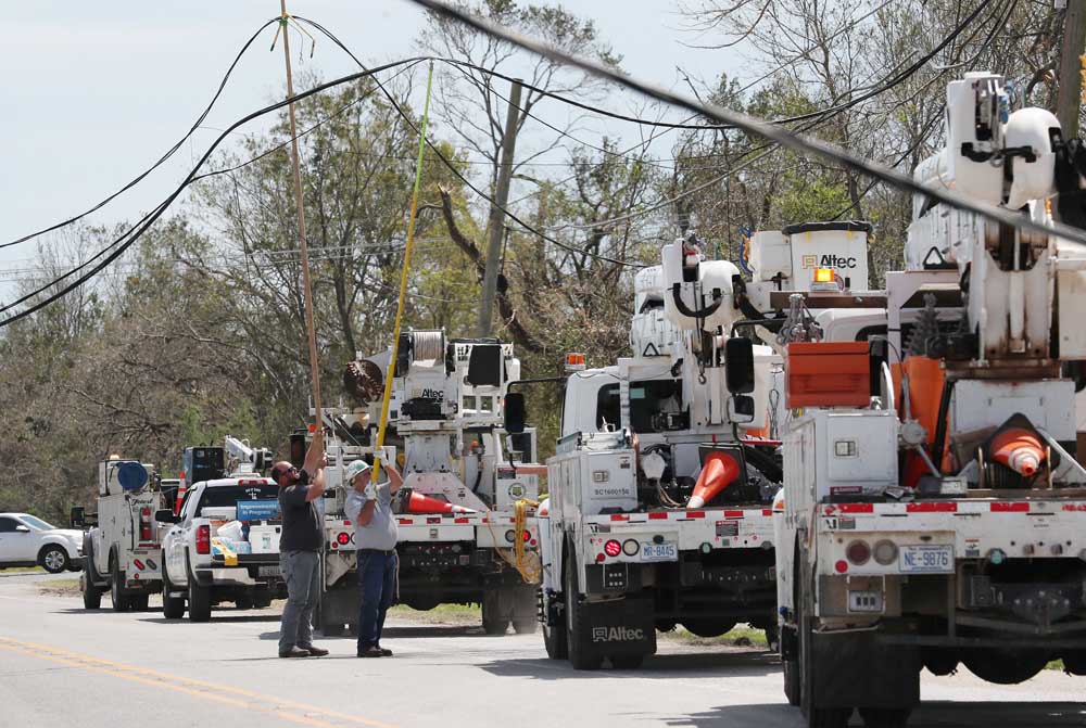 Badai Laura Sapu Lousiana