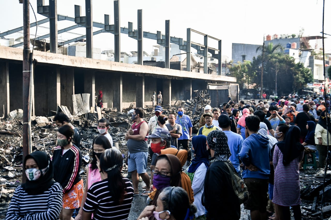 Kebakaran Pasar Timbul Barat, Grogol
