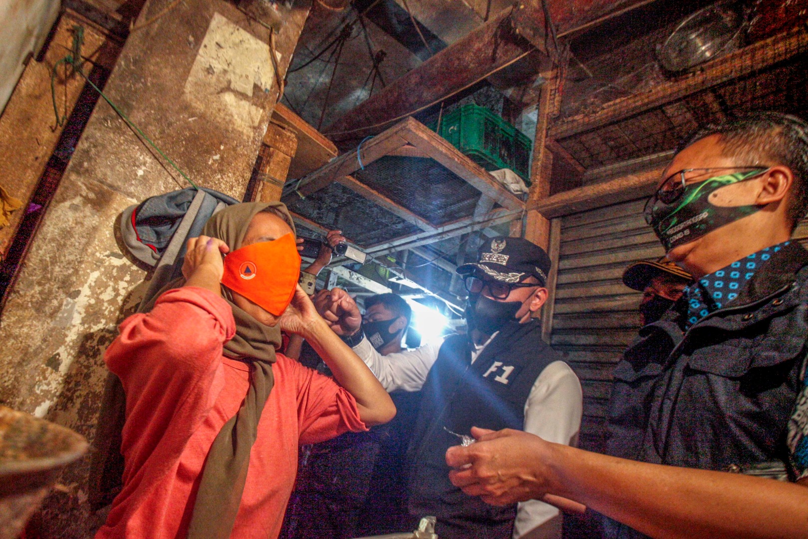 Razia Masker Gabungan di Bogor