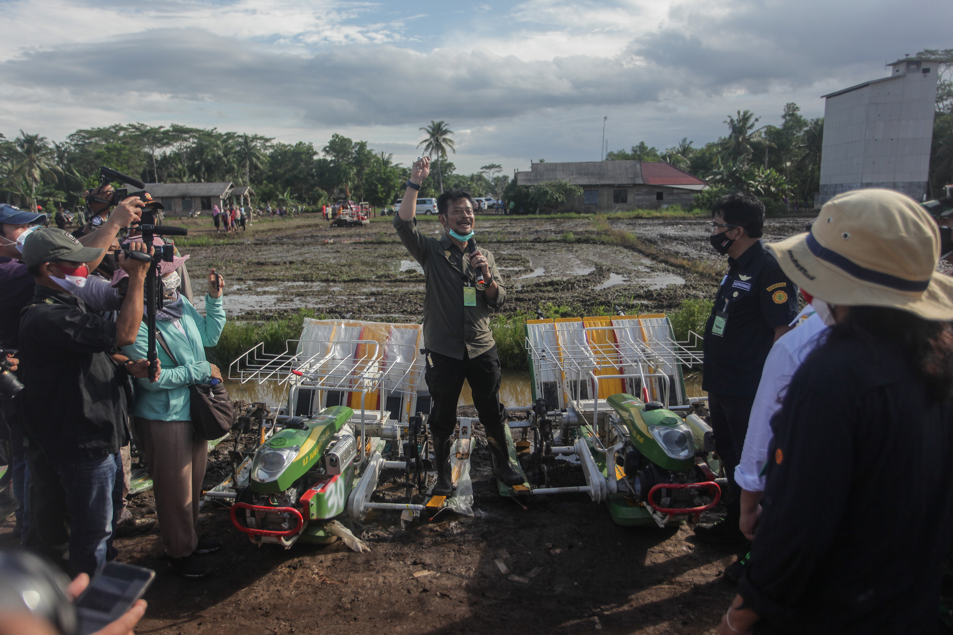 Menteri Pertanian Tinjau Kawasan Lumbung Pangan Nasional