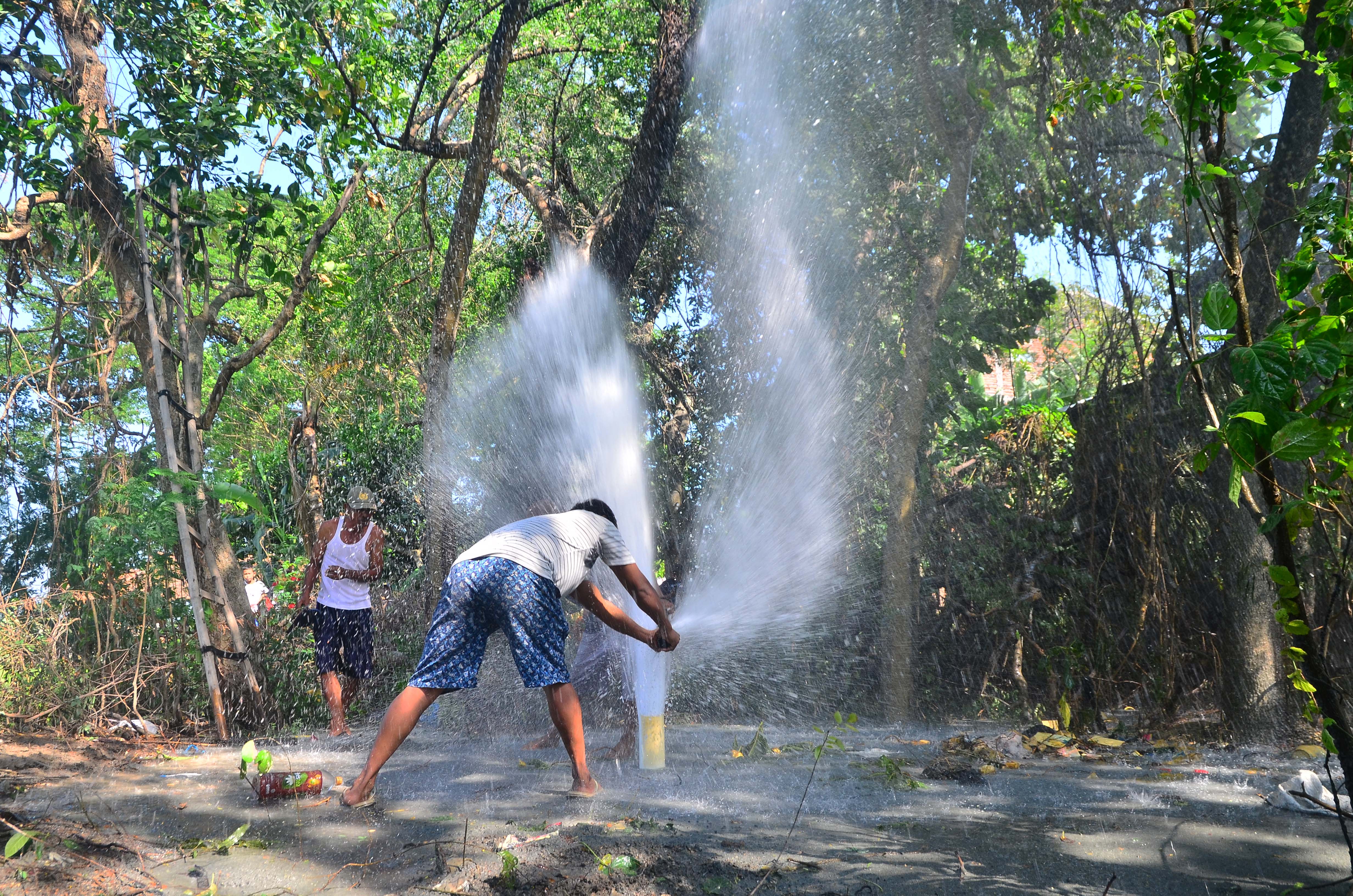 Semburan Air di Grobogan