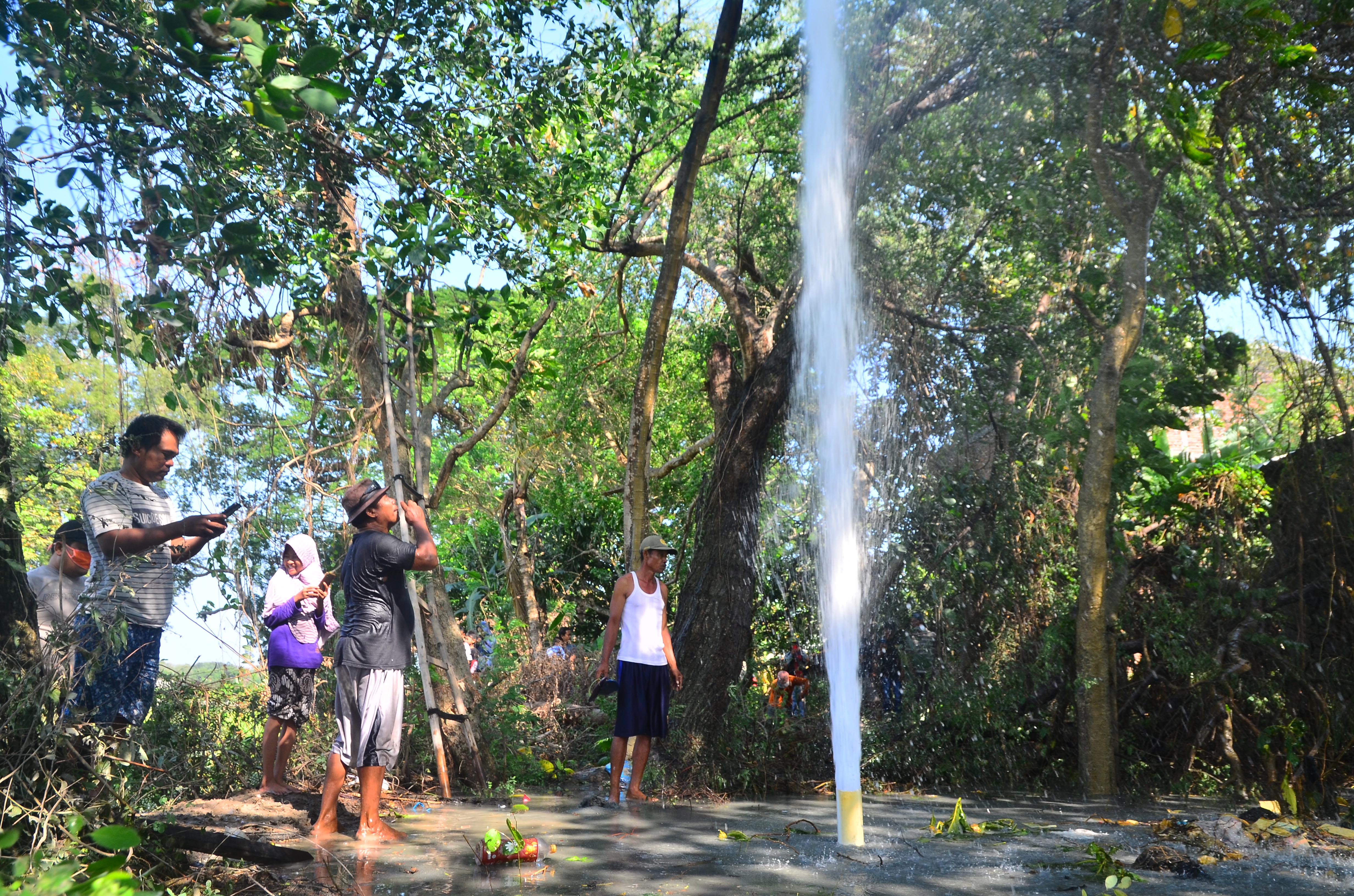 Semburan Air di Grobogan