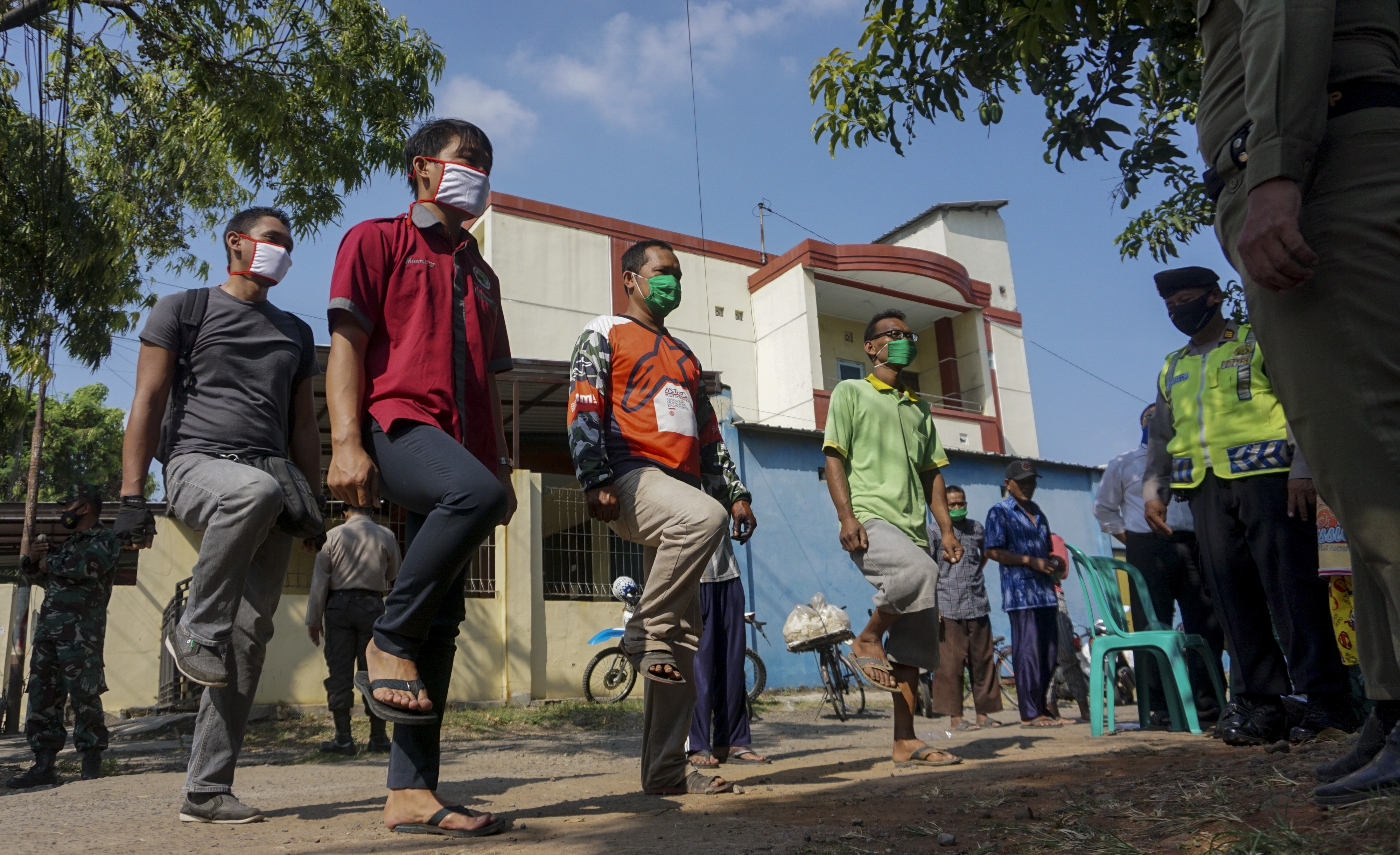 Razia Penggunaan Masker di Pekalongan