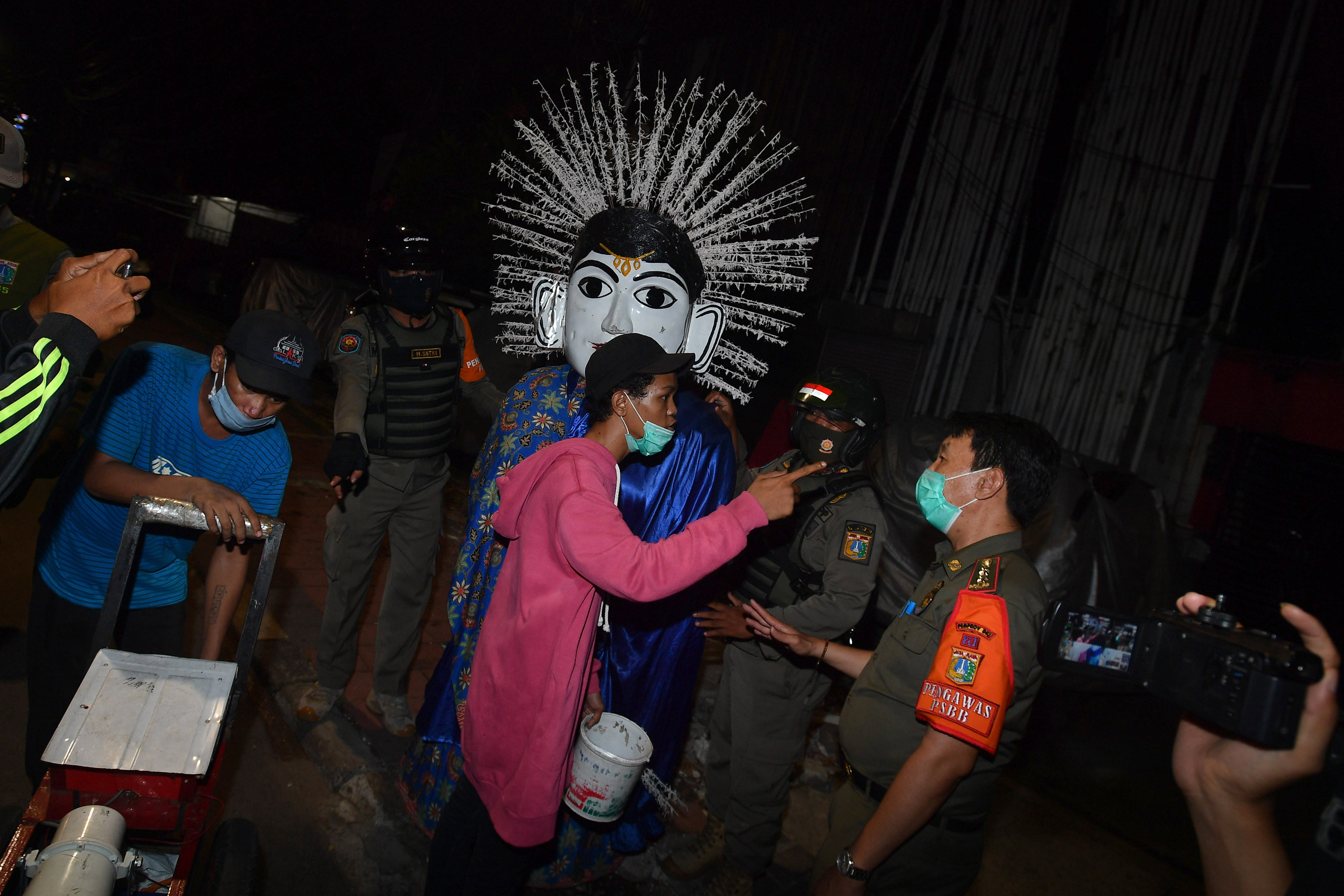 Razia Penerapan PSBB DKI Jakarta