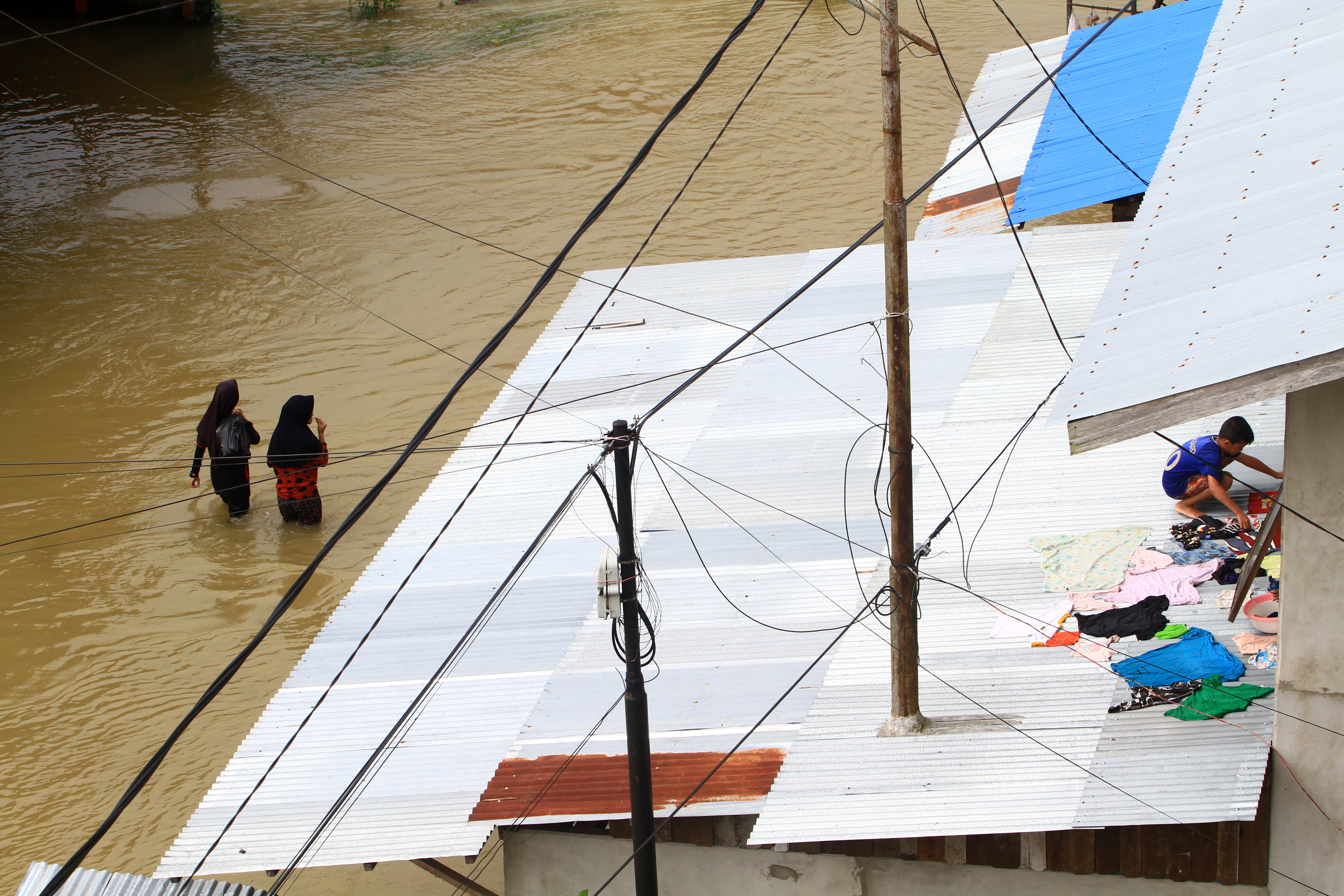 Kota Putussibau Masih Terendam Banjir 