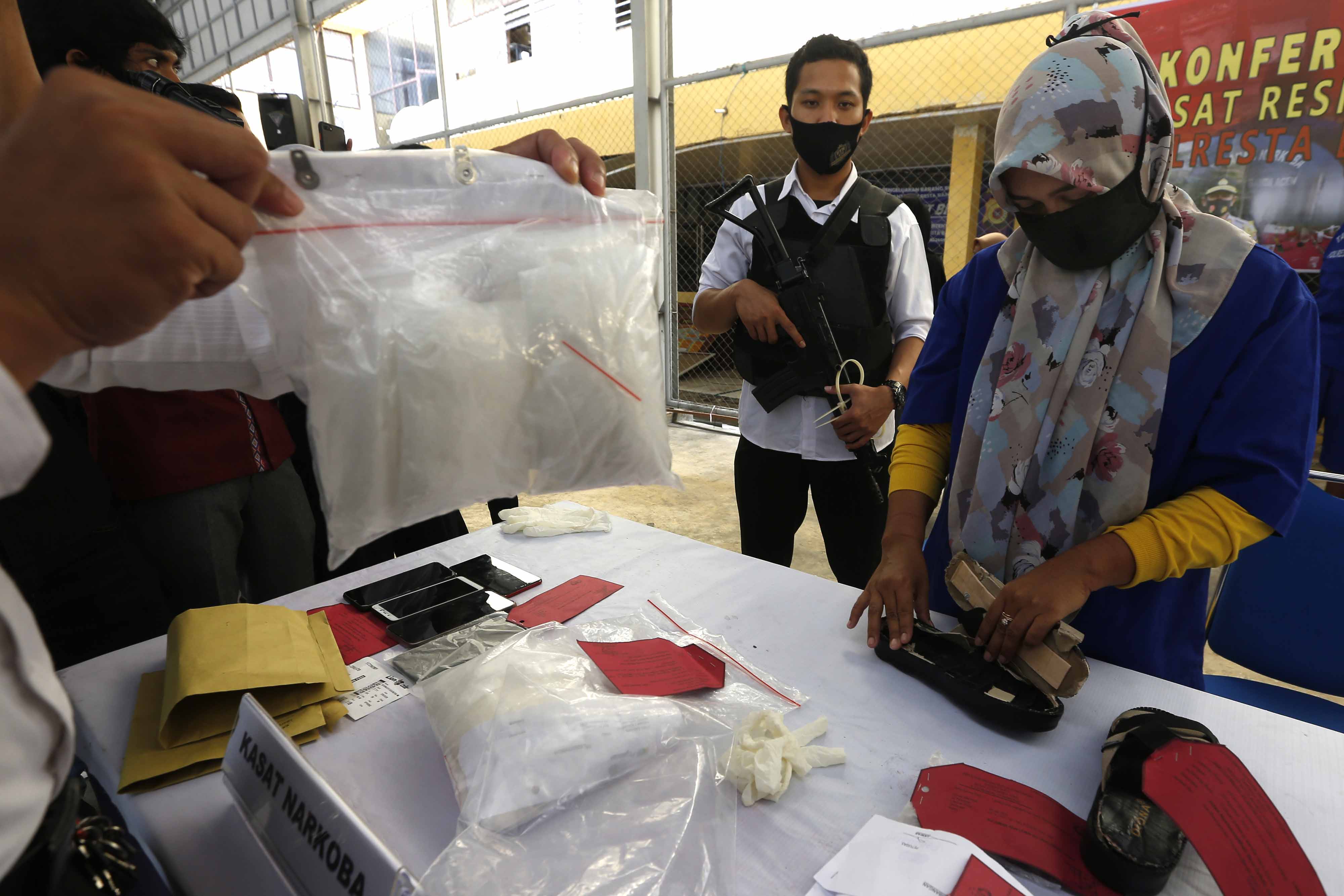 Kurir Narkotika Jaringan Internasional di Aceh