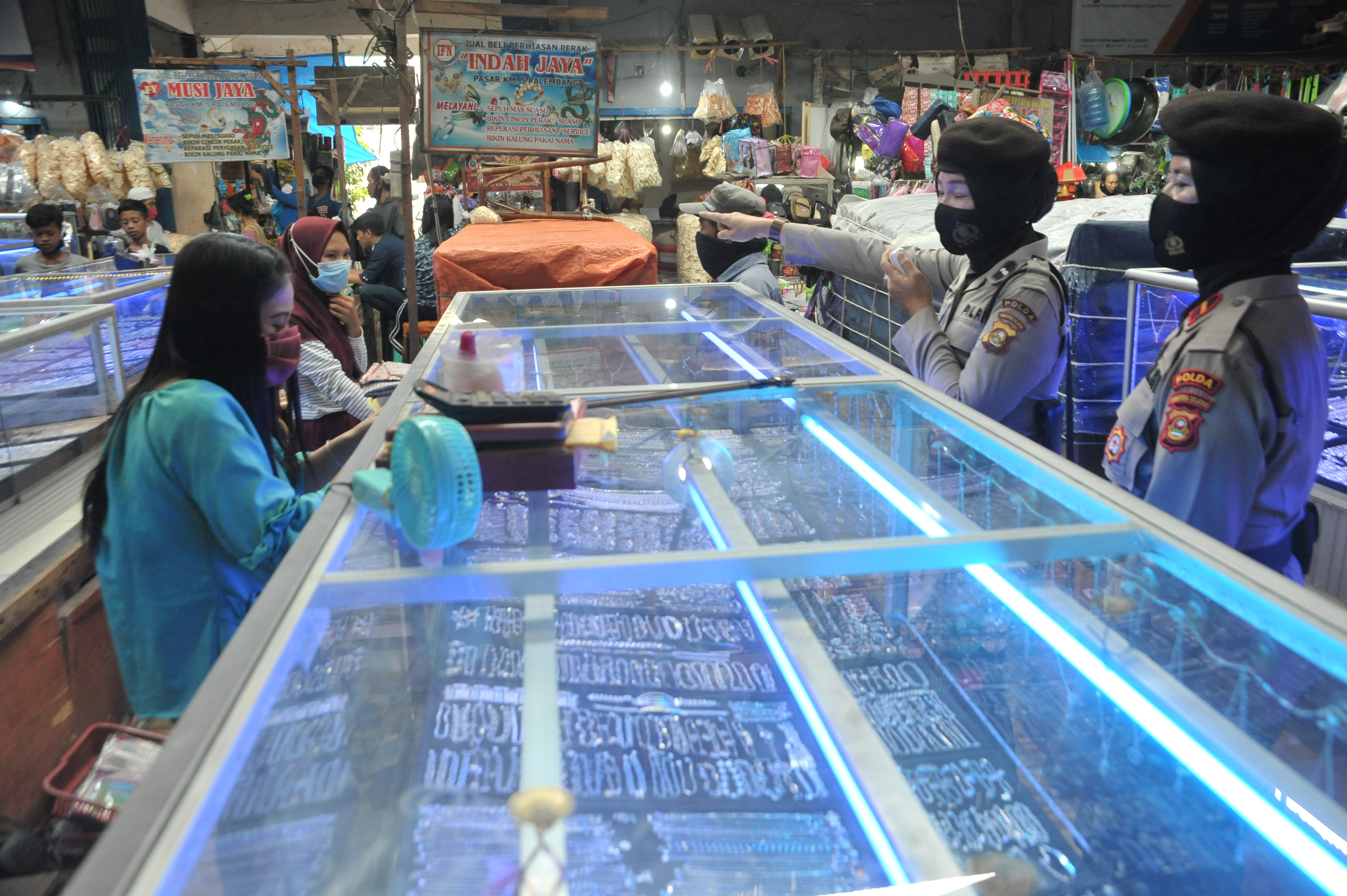 Penegakan Disiplin Protokol Kesehatan di Pasar