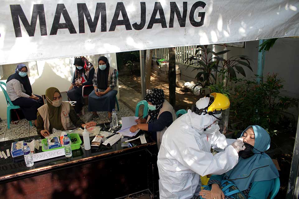 Tes Usap Masal di Makasar