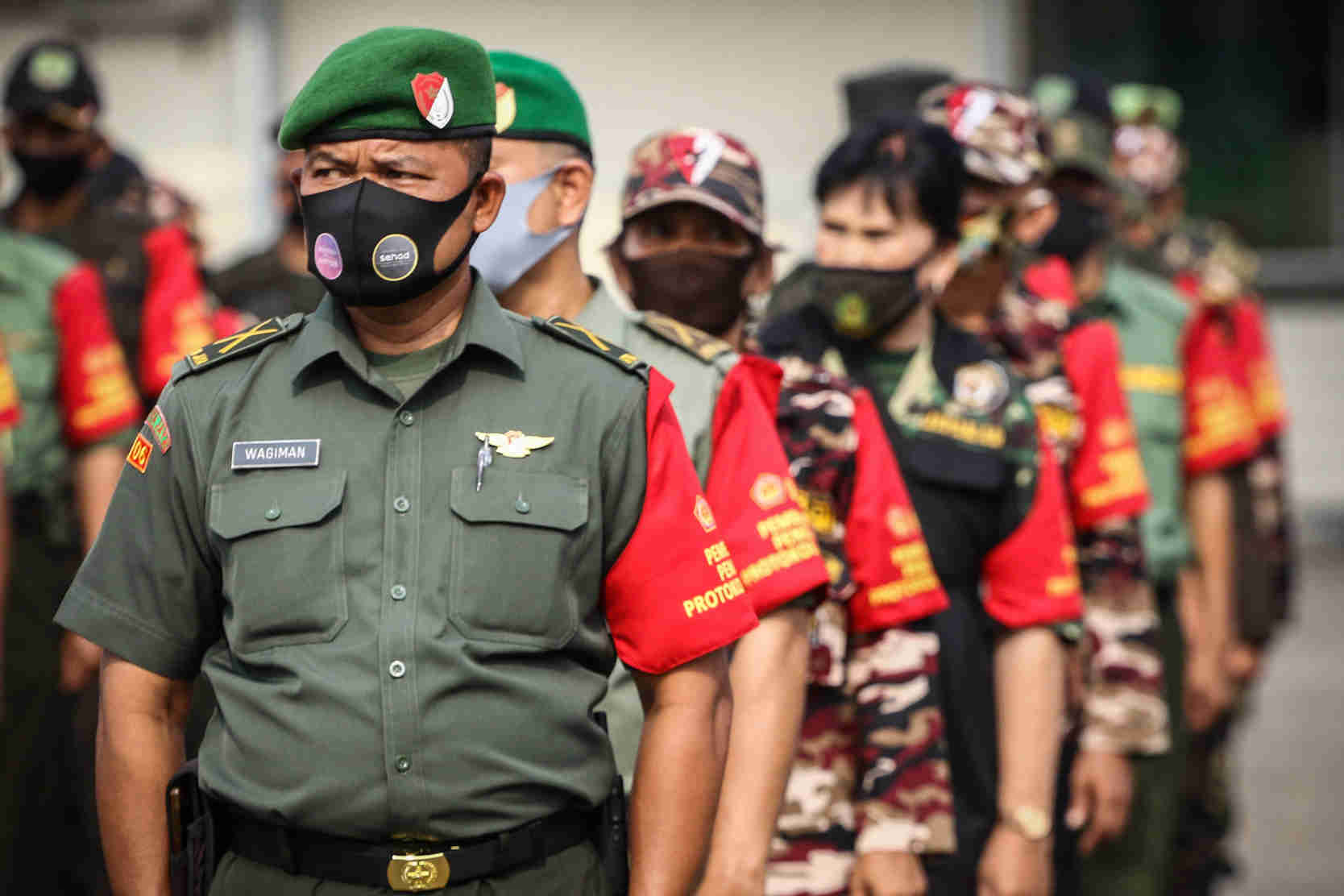 Gelar Pasukan Penegakan PSBB DKI Jakarta 