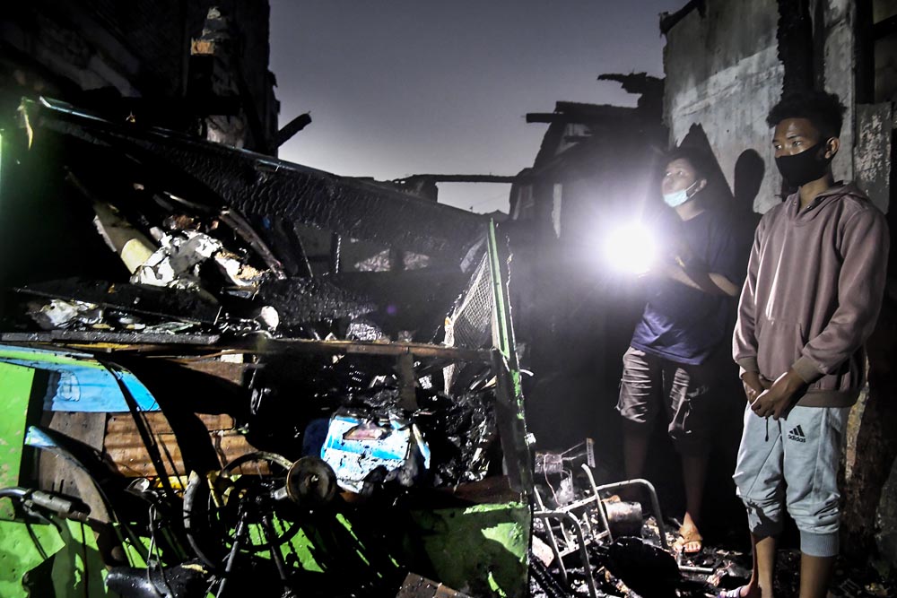Kebakaran di Kawasan Padat Penduduk Jatinegara