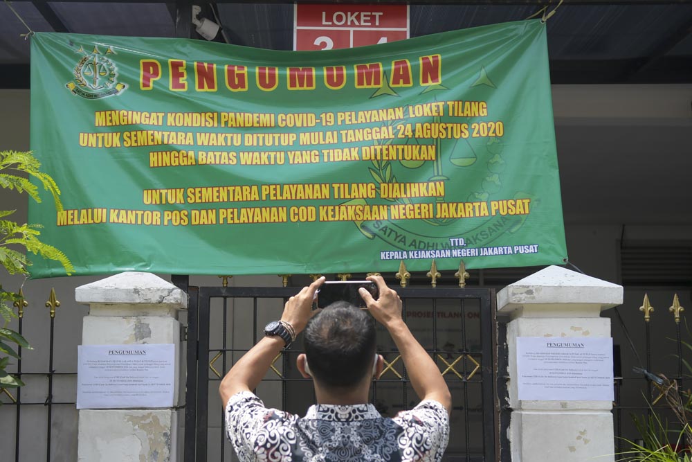 Kantor Kejaksaan Negeri Jakarta Pusat Ditutup Sementara