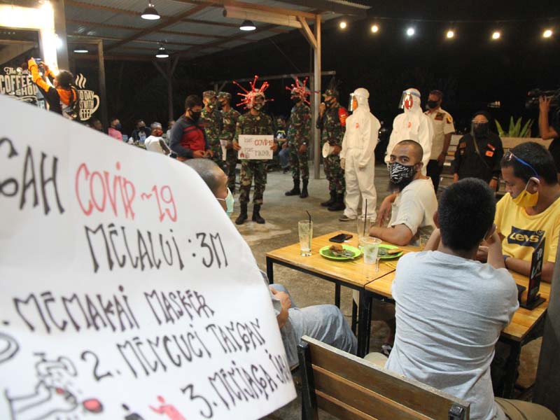 Operasi Disiplin Masker Di Aceh Barat