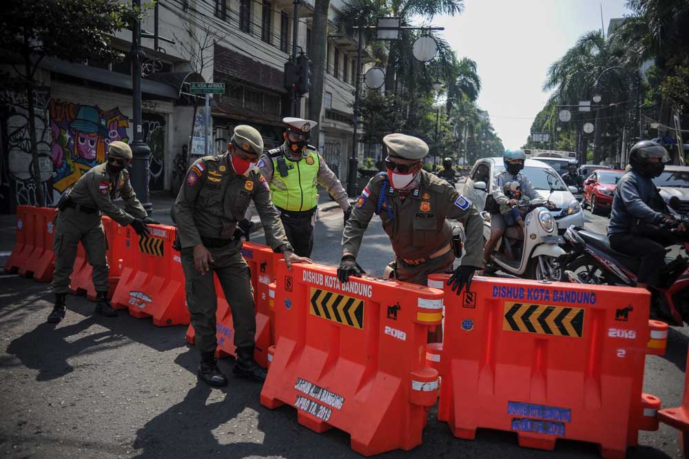 Penutupan Jalan Protokol di Bandung