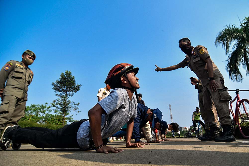 Sanksi bagi Warga yang Tidak Pakai Masker