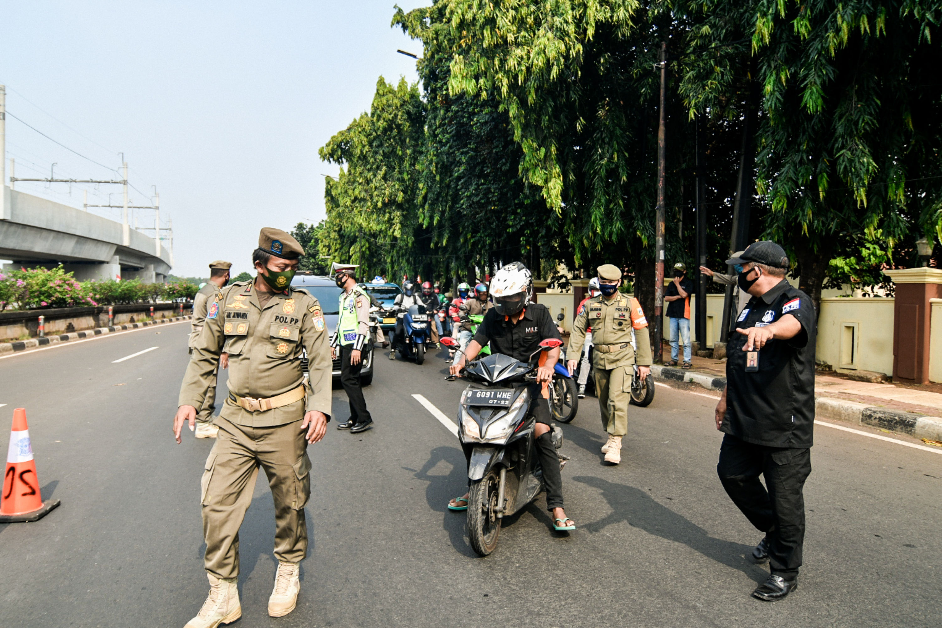 Operasi Yustisi PSBB