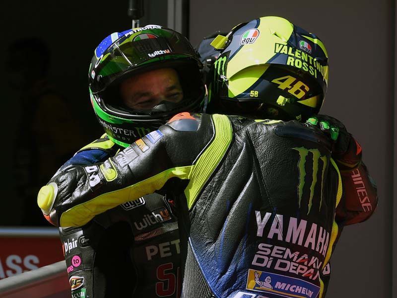 Valentino Rossi Start Baris Depan di MotoGP Catalunya 