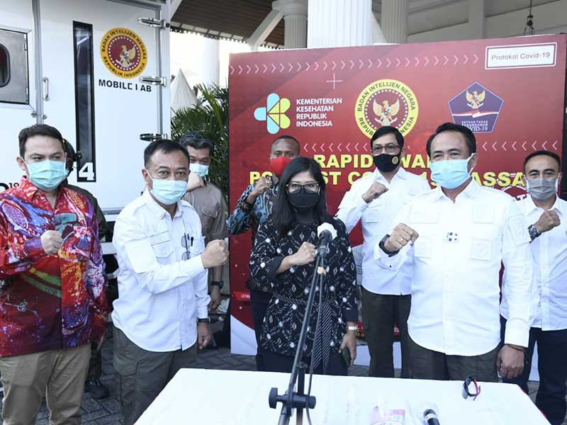 BIN Gelar Rapid - Swab Gratis untuk Masyarakat